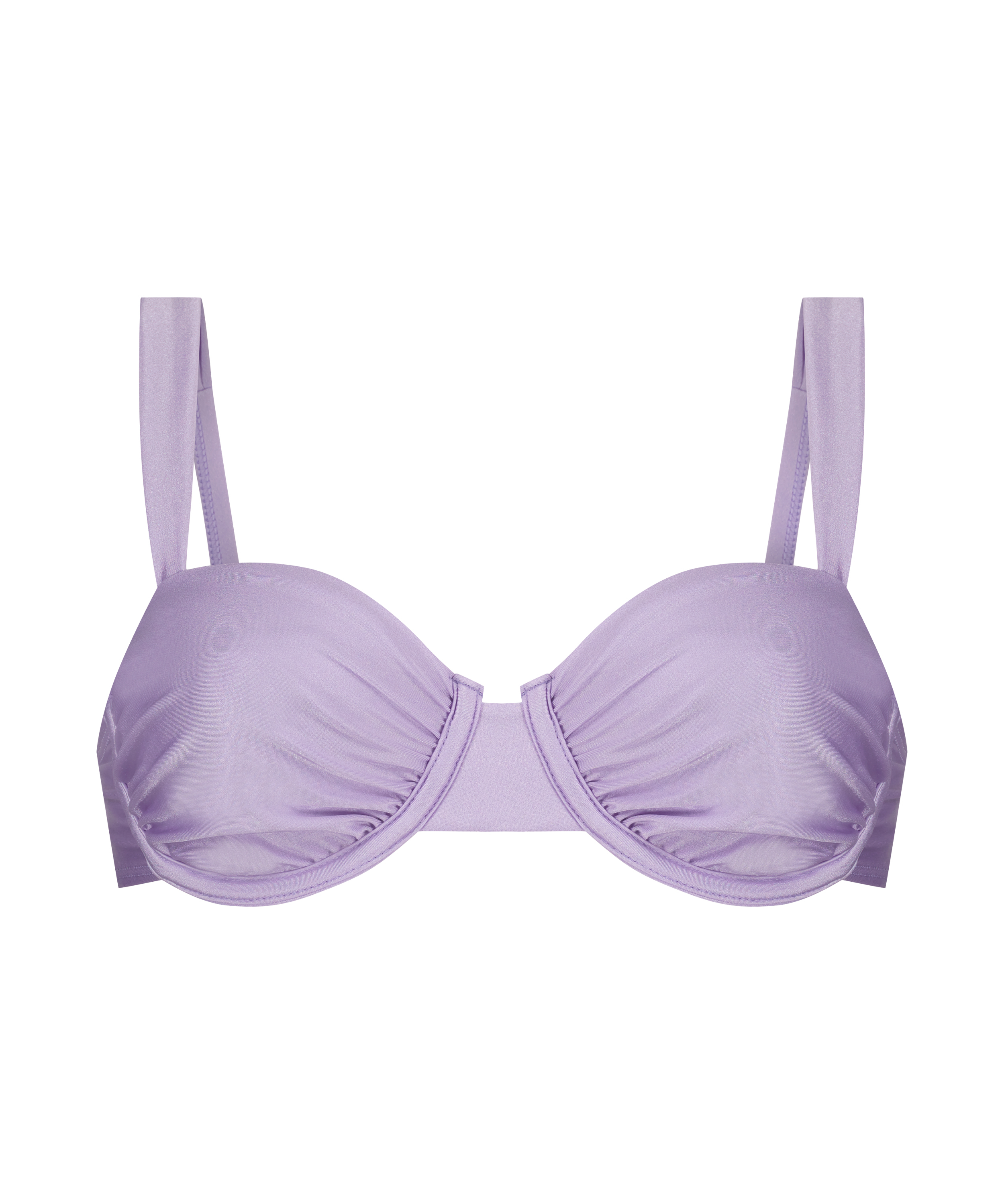 Aruba Non-Padded Underwired Bikini Top, Purple, main