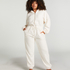 Fleece Onesie, White