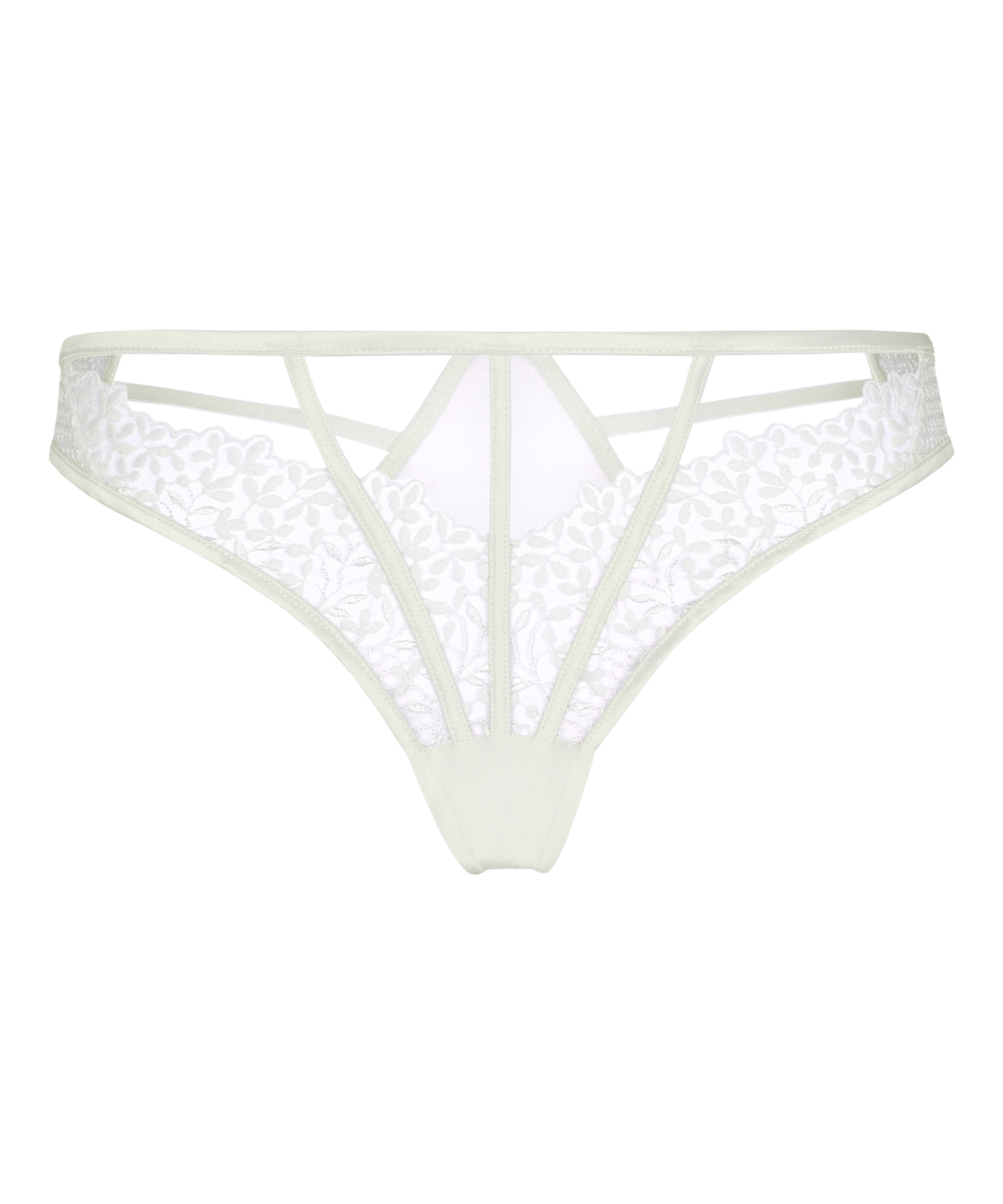 Kristina Highleg Thong, White, main