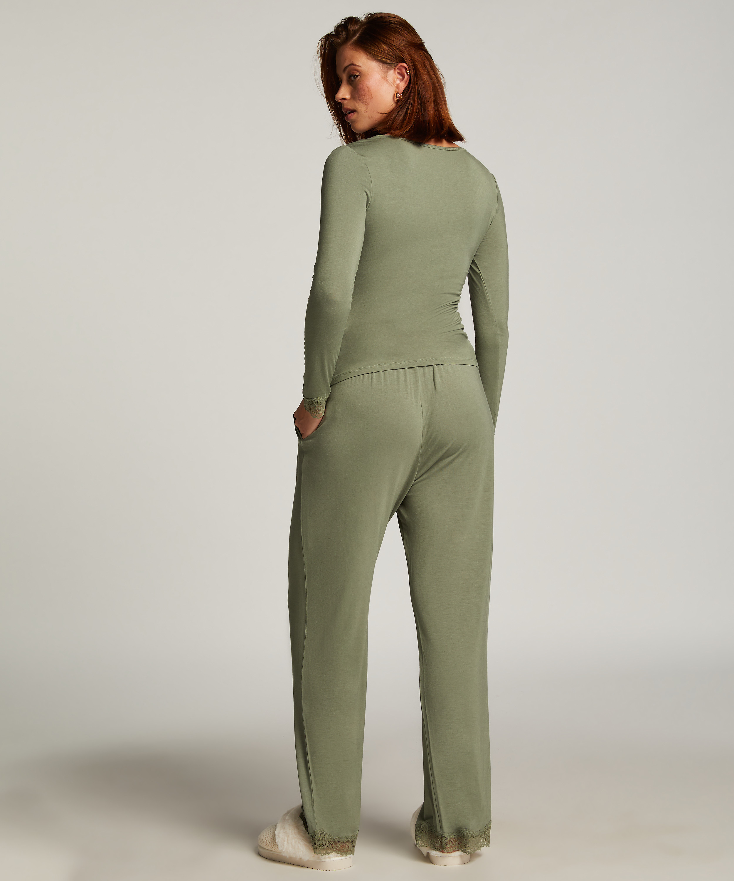 Pajama Set, Green, main