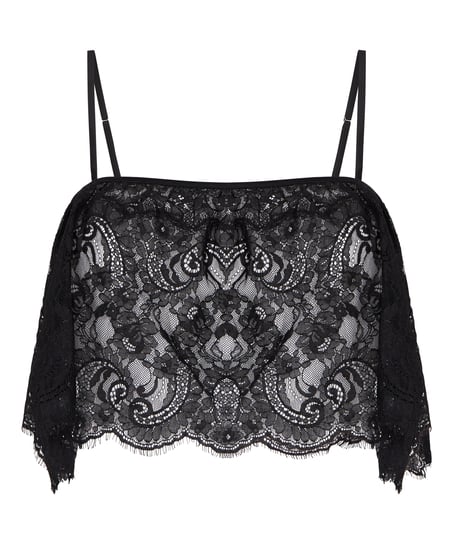 Cami Short Allover Lace Legacy, Black