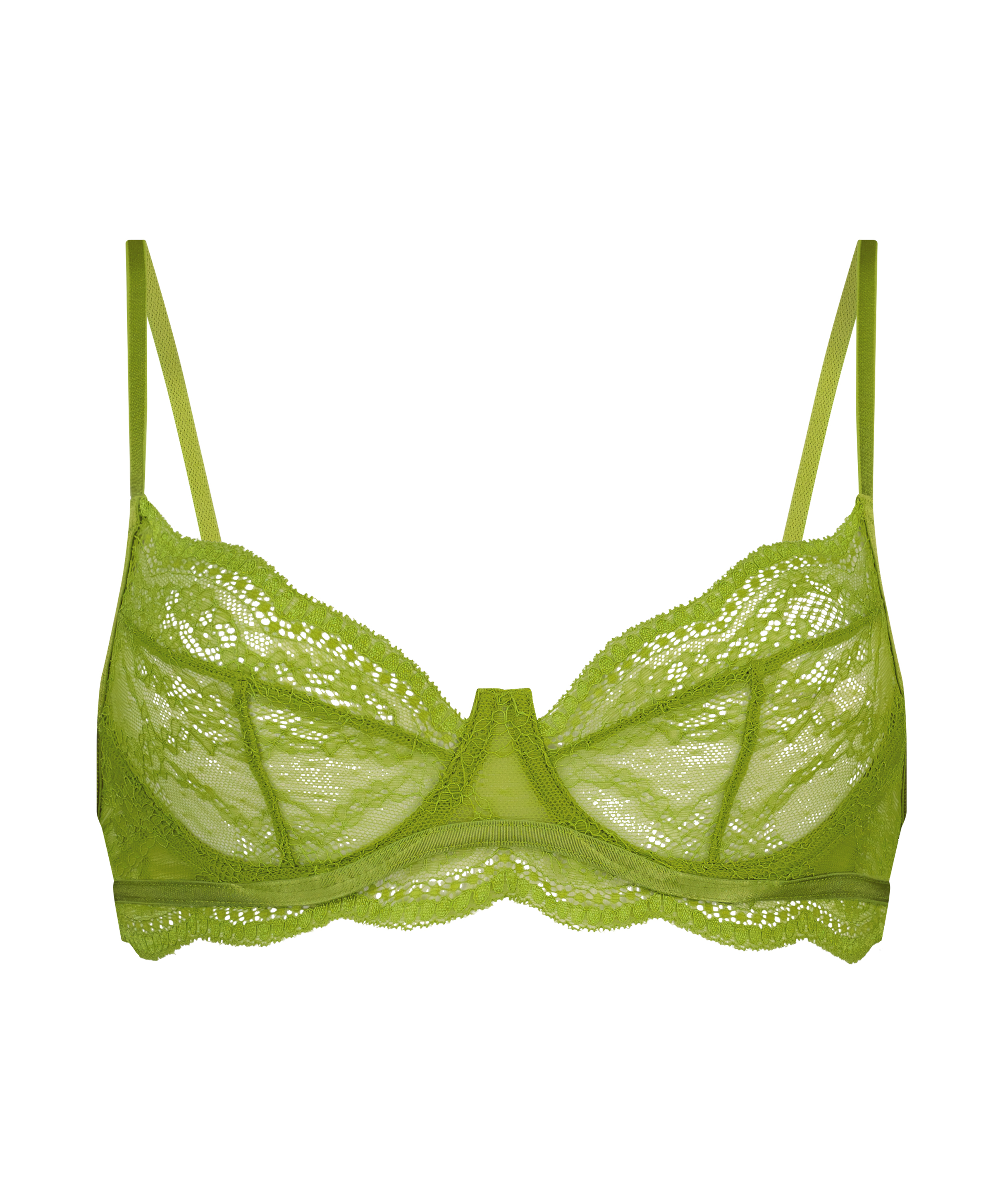 Isabelle Non-Padded Underwired Bra, Green, main