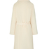 Fleece Bathrobe, White