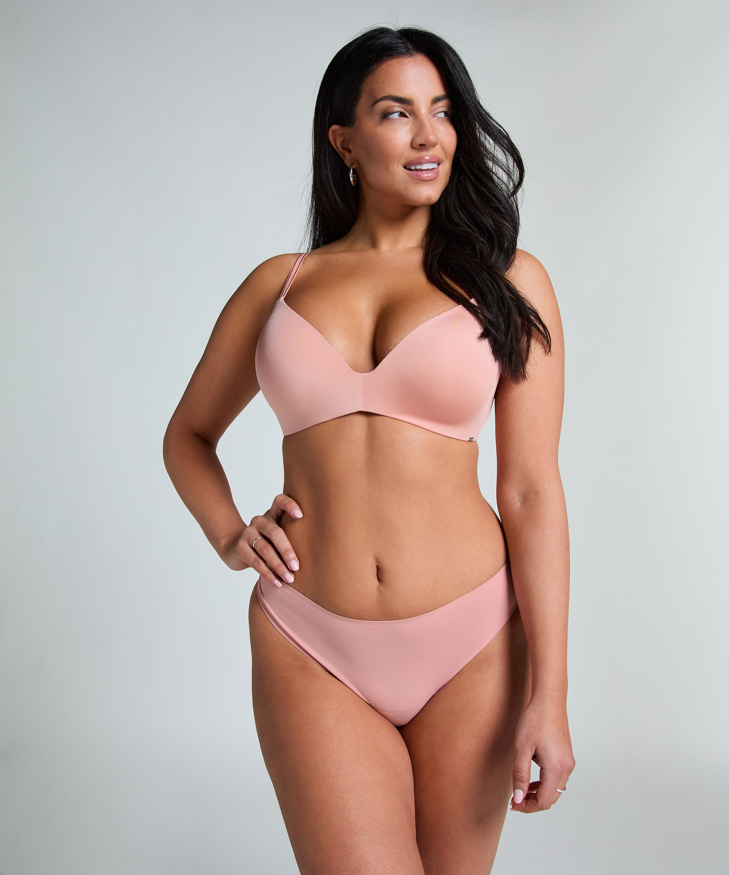 Invisible thong basic, Pink, main