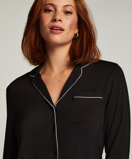 Essential Jersey Long-Sleeved Jacket, Black