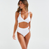 Duran bikini crop top, White