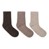 3-Pack Cotton Crew Socks, Orange