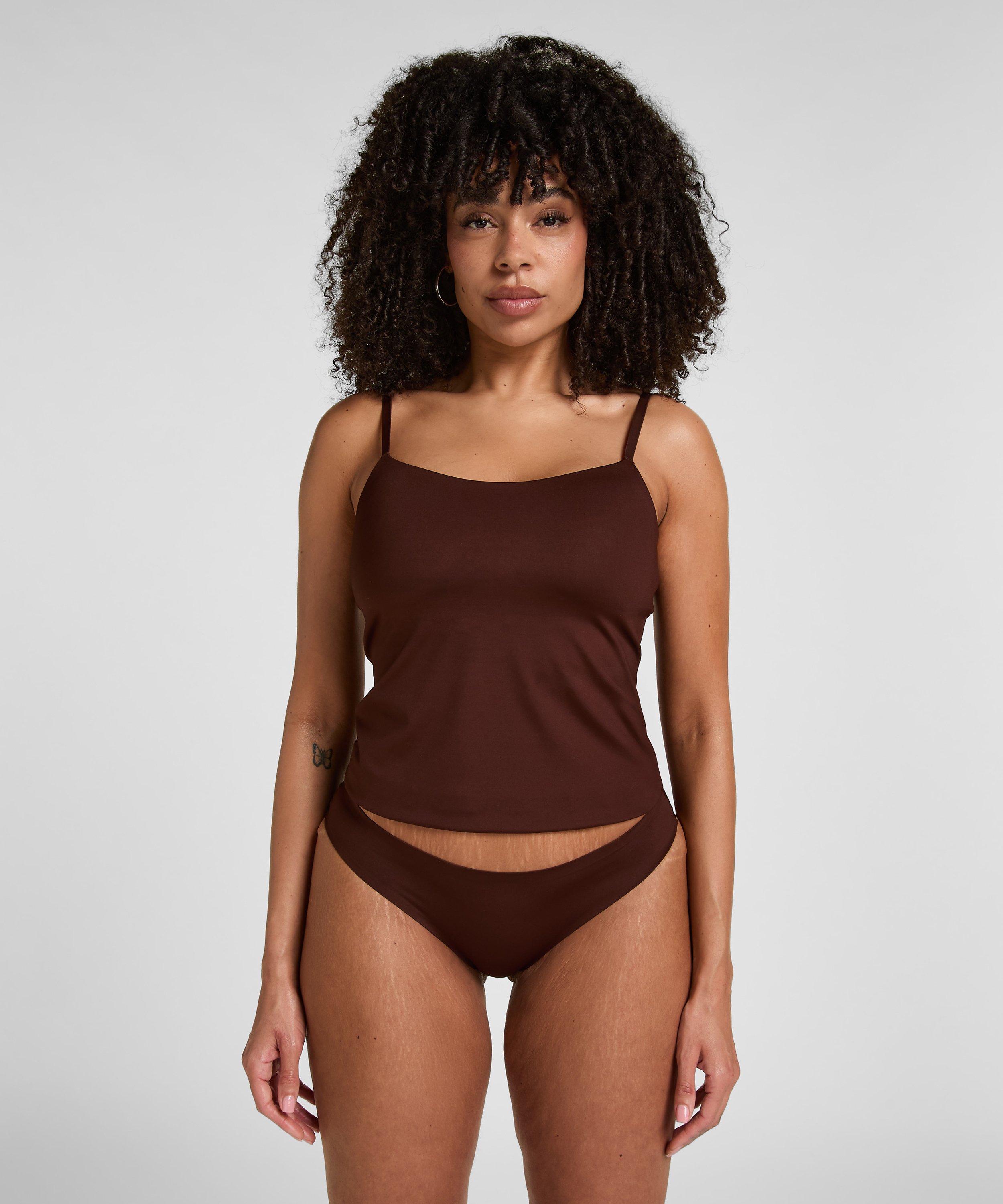 Super Comfort Top, Brown, main