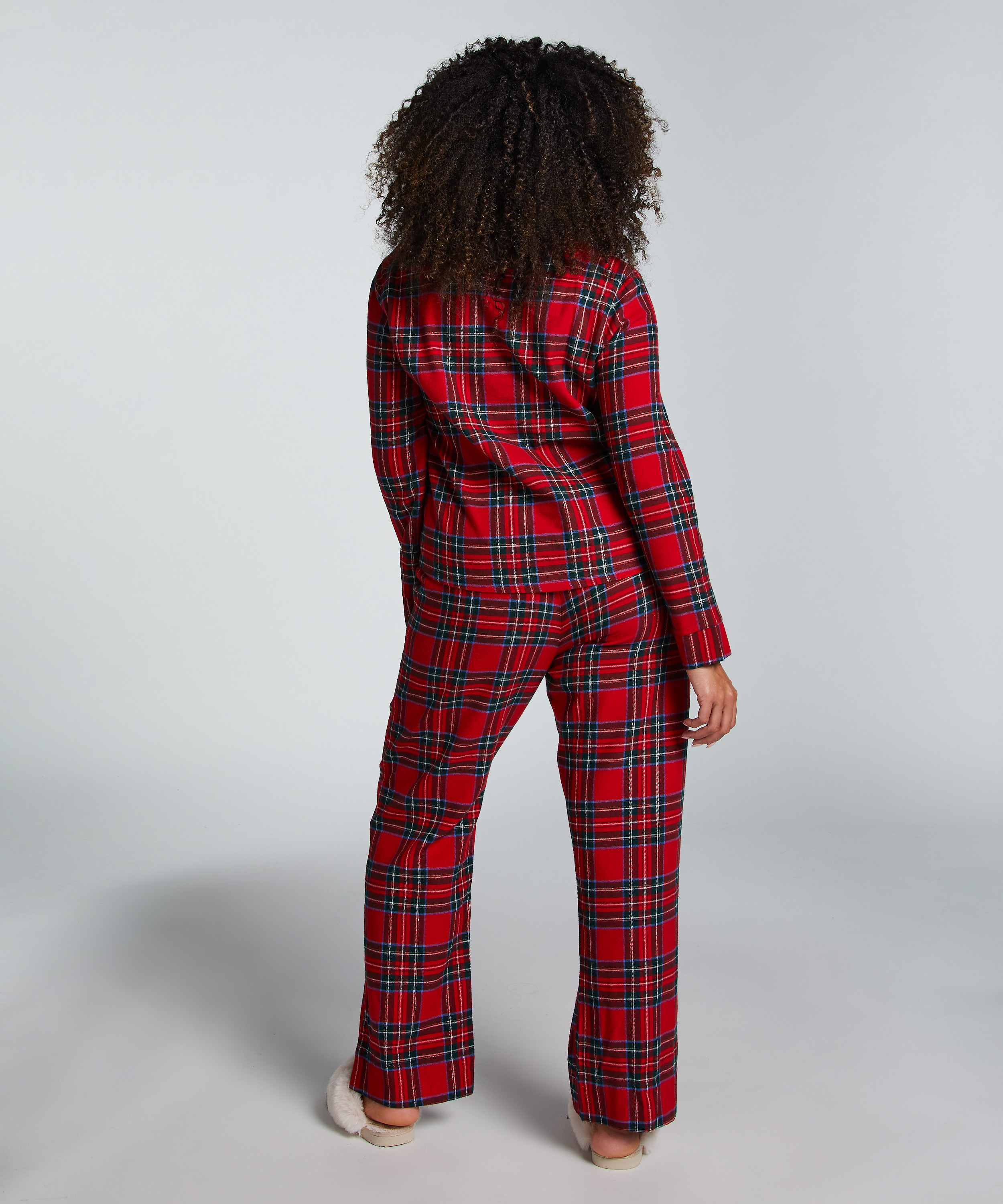 Twill pyjama set, Red, main
