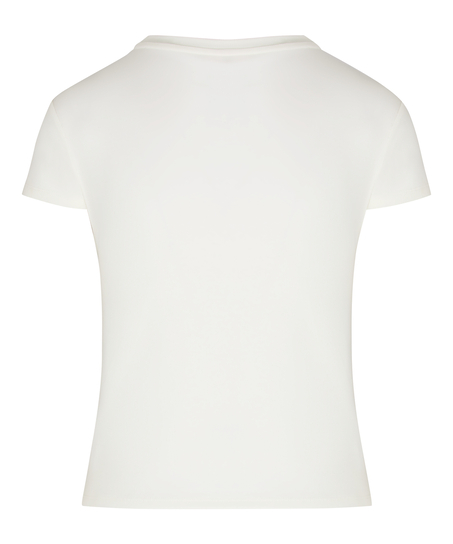 Shortsleeved Pyjama Top , White