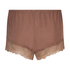 Satin Shorts, Brown