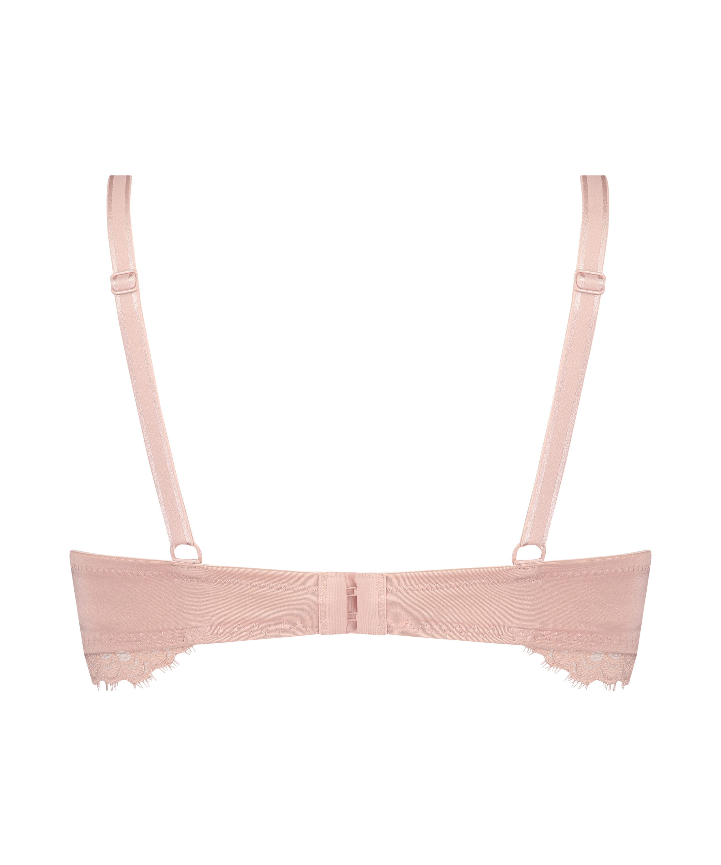 Sabina padded longline non-wired bra, Pink, main