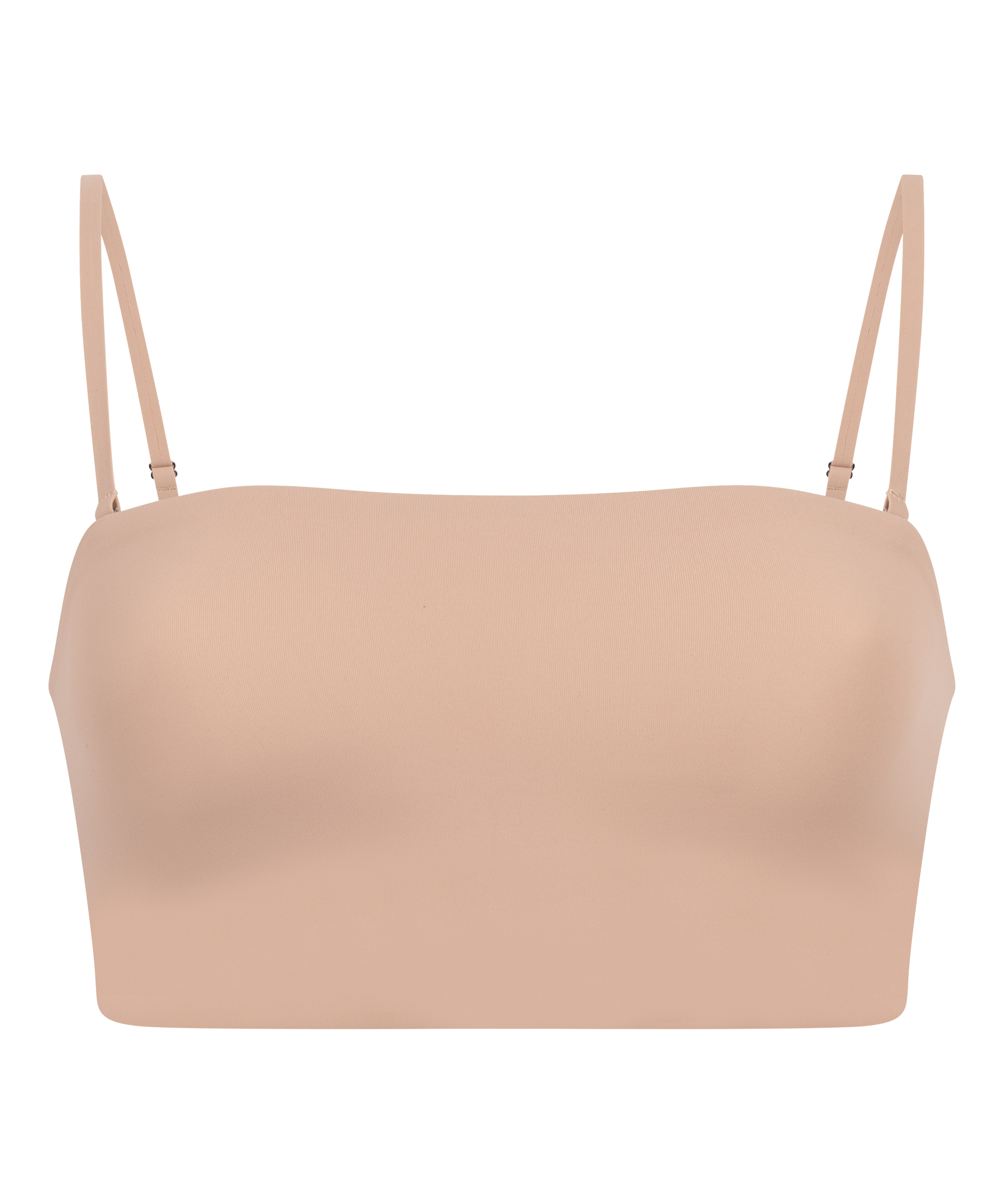 Smooth Bandeau Bralette, Beige, main