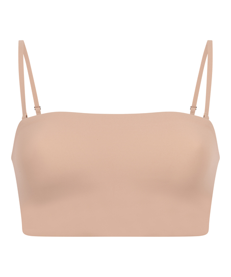 Smooth Bandeau Bralette, Beige