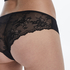 Invisible Lace Back Brazilian, Black