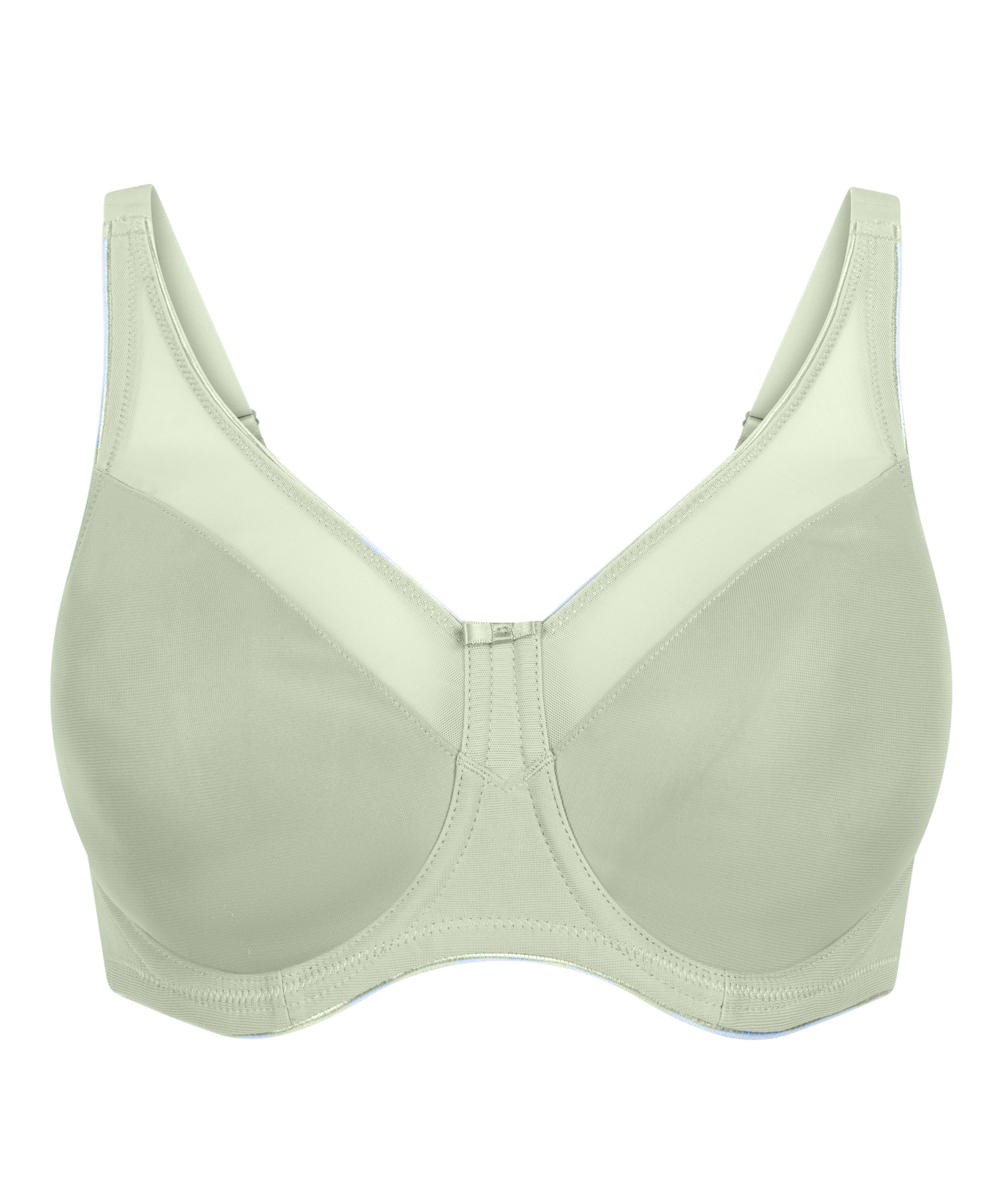 Nina Non-Padded Underwired Minimizer Bra, Green, main
