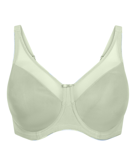 Nina Non-Padded Underwired Minimizer Bra, Green