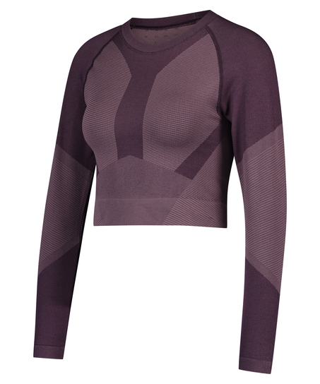 HKMX The Motion Crop Top, Purple
