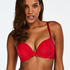 Valentina Padded Maximizer Underwired Bra, Red