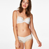 Secret Lace Padded Underwired Bra, White