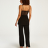 Vera Lace Pyjama Set, Black