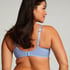 Nina Non-Padded Underwired Minimizer Bra, Blue