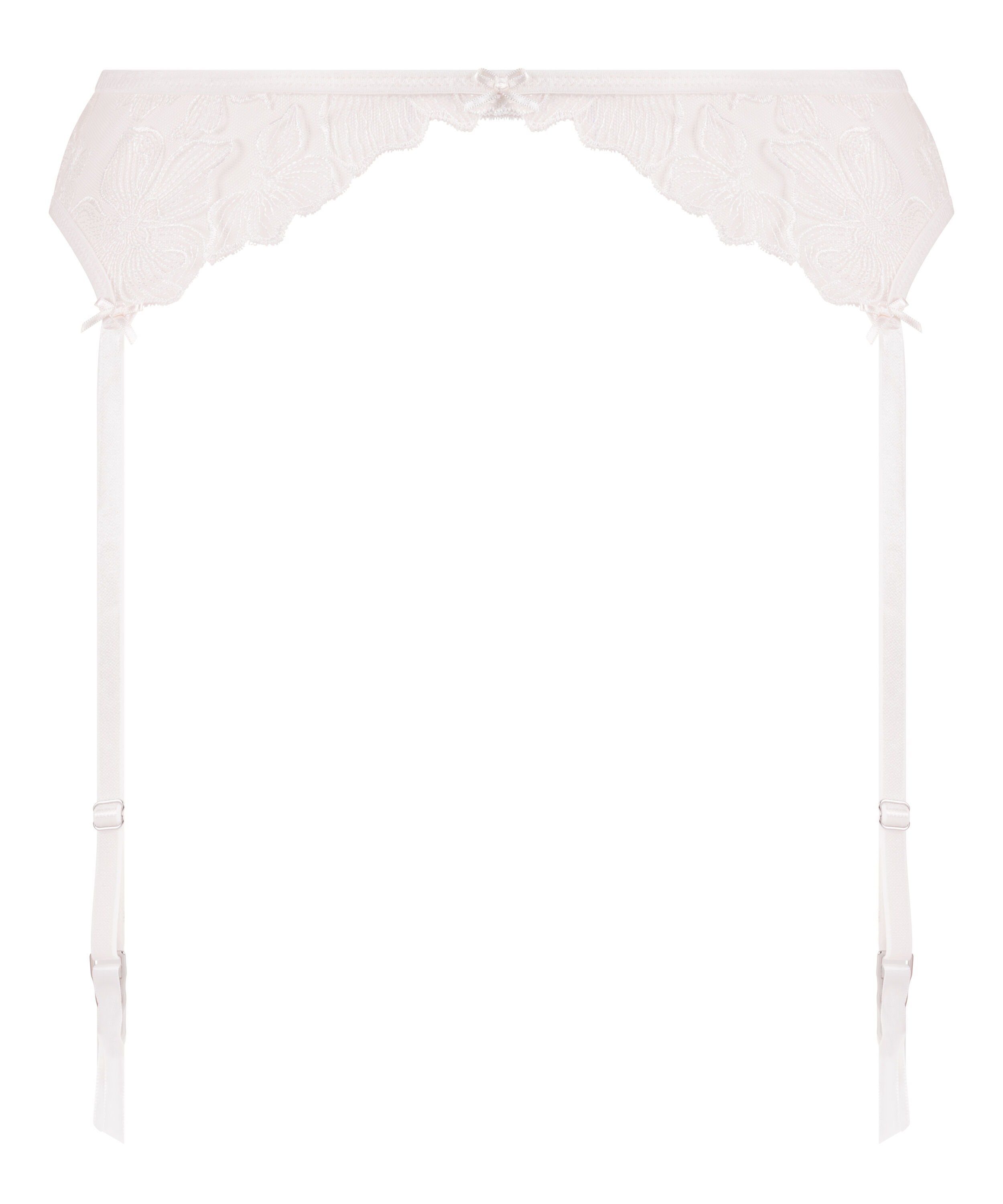Lauren Suspenderbelt, White