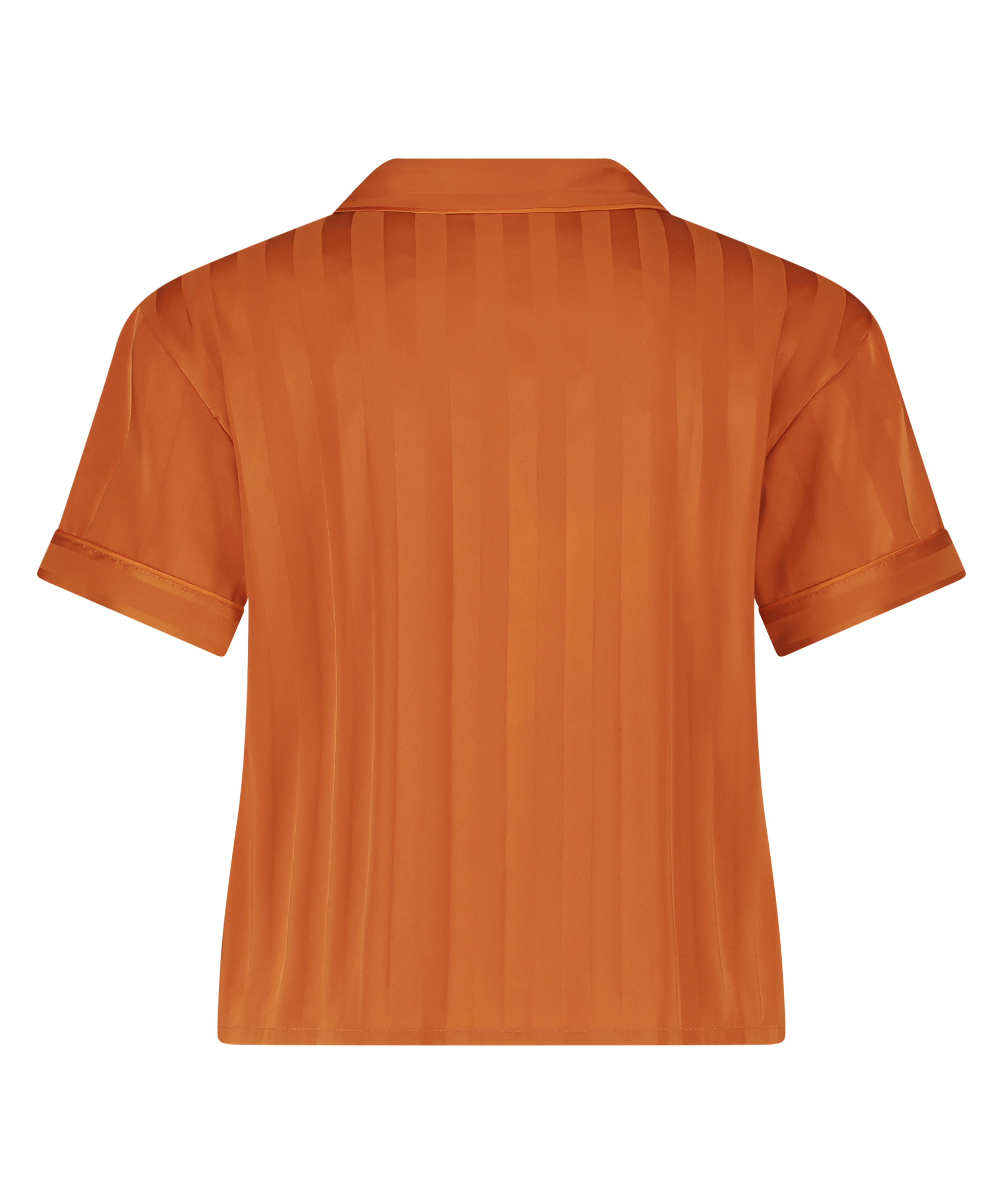 Satin Short-Sleeved Jacket, Orange, main