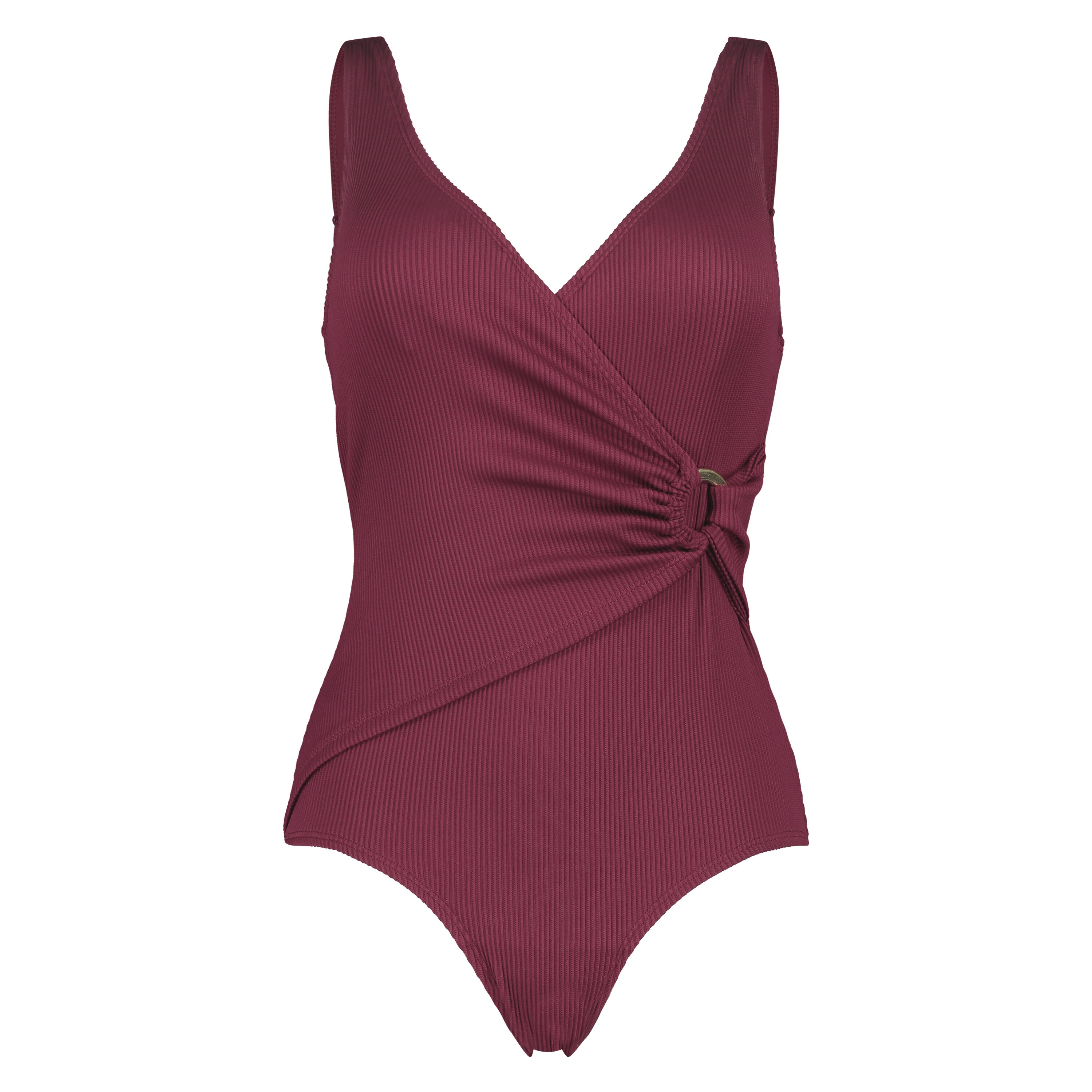 Golden Rings swimsuit, Red