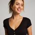 Henley Nightshirt, Black