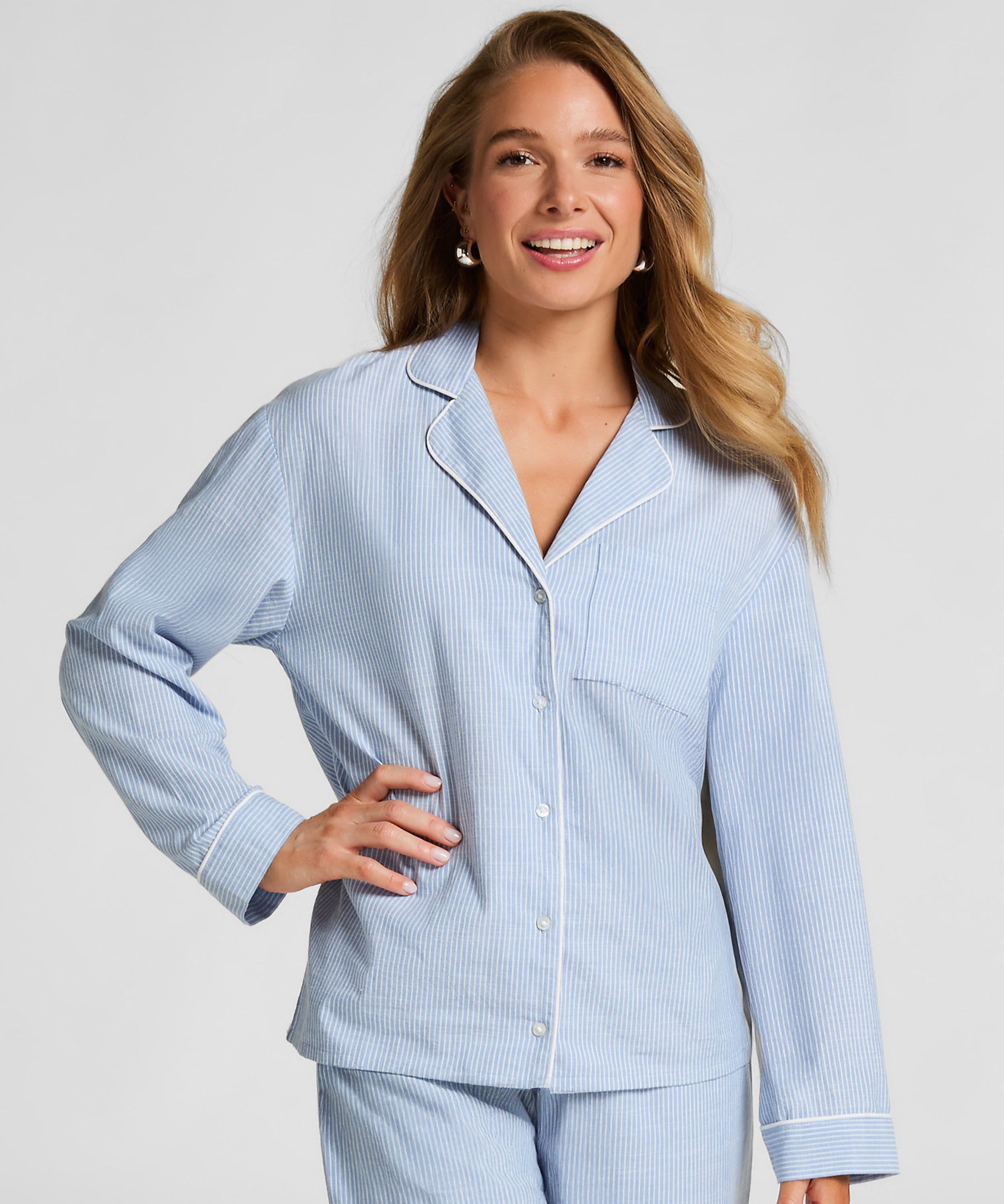 Jacket Cotton, Blue, main