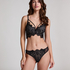 Marilee Padded Underwired Longline Bra, Black
