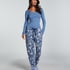 Jersey Pyjama Pants, Blue