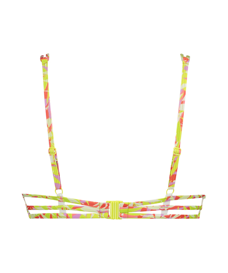 Marrakesh Padded Push-Up Bikini Top, Green