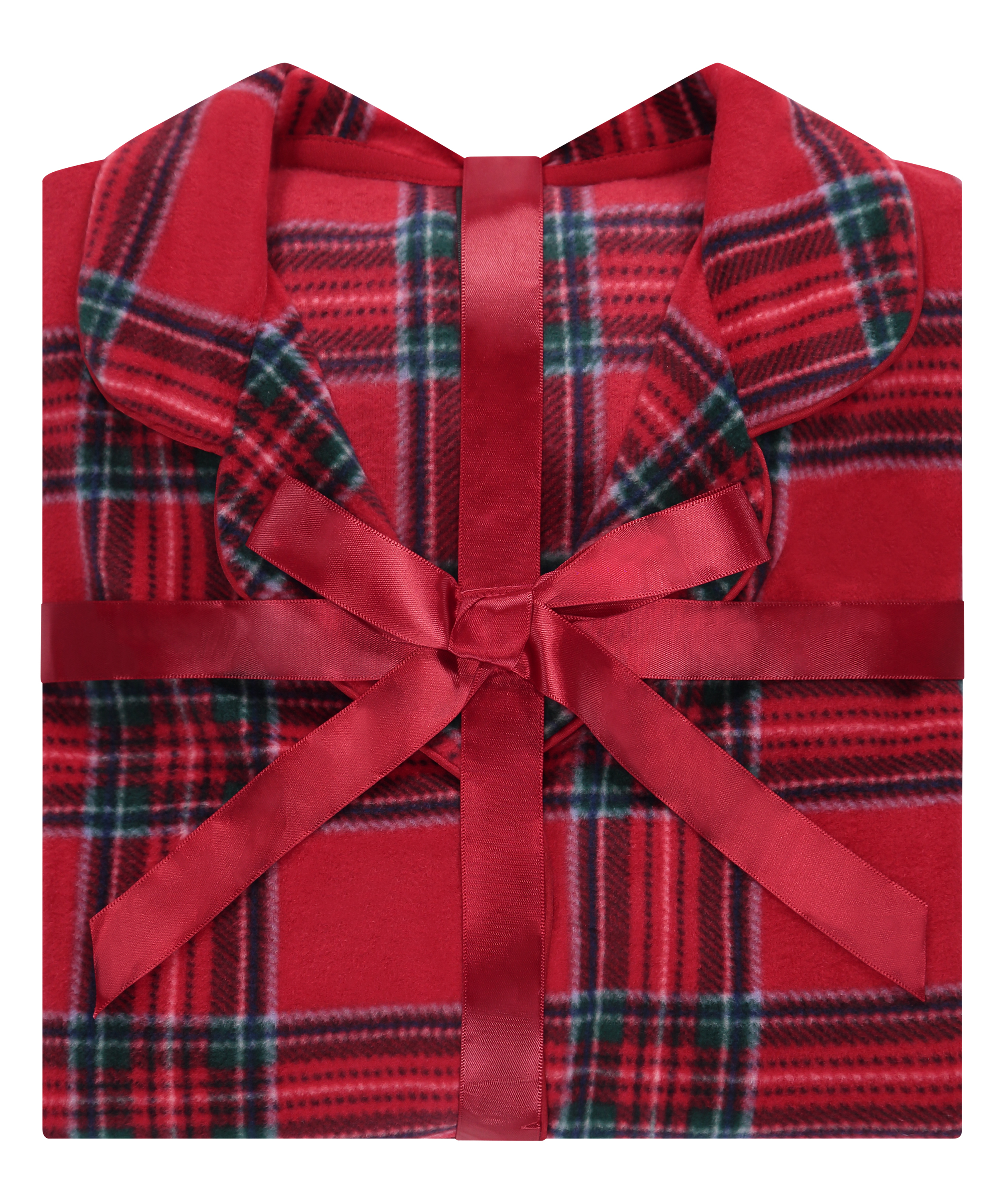 Fleece Pyjama Set, Red, main