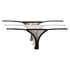 3-pack thongs mesh, Black