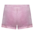 Velvet lace shorts, Purple
