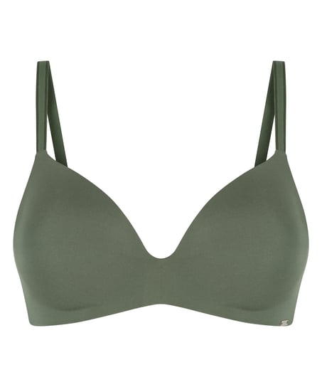Mona padded non-underwired bra, Green