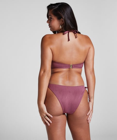 Cozumel High-Leg Bikini Bottoms, Purple