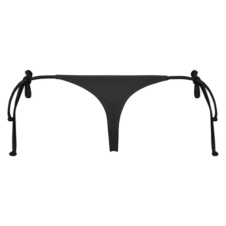 Sunset Dream Thong Bikini Bottoms, Black