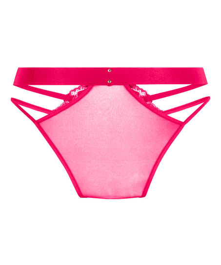 Emmeline Open Crotch Brazilian, Pink