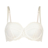 Daisy Padded Strapless Underwired Bra, White