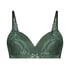 Lycke Padded Non-Wired Bra, Green