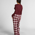 Longsleeved Jersey Pyjama Top, Purple