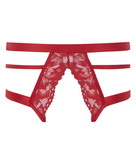 Jacky Open Crotch Brazilian, Red