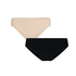 2-Pack Invisible Brazilian, Beige