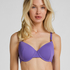 Luxe Padded Underwired Bikini Top, Purple