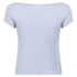 Pointelle Top, Blue