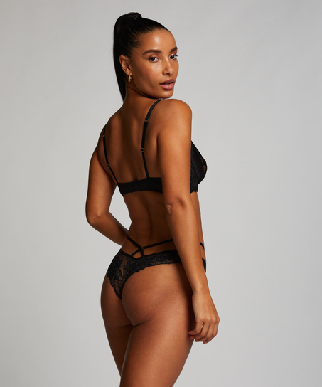 Sosha Brazilian with open crotch, Black