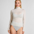 super soft Turtleneck shirt with Cashmere, Gray